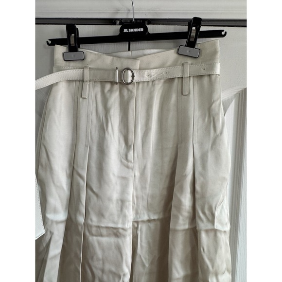 Jil Sander COTTON SKIRT Belted Pockets. NWT Size 32 US 2 - Picture 7 of 11